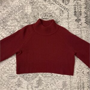 Reformation Cropped Cashmere Sweater